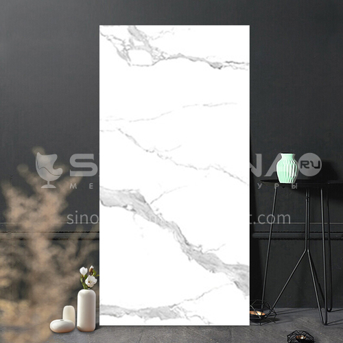 Full body marble villa living room TV background wall slab-WLKJL2412B09 1200mm*2400mm